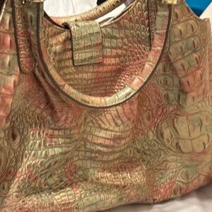 Brahmin Women's Satchel Bag Large - Multicolor. Top Handle & Shoulder Strap!!!